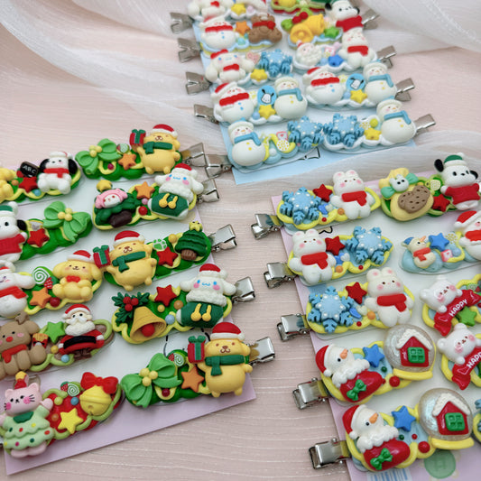 Christmas Hair Clips(random 1)